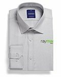 1709L - Men's Long Sleeve Textured Business Shirt. - 37