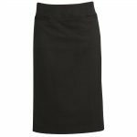 20111 - Ladies Mid Length Fully Lined Skirt - Black - 4
