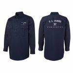 a. 6WSCF - Men's Long Sleeve Closed Front Work Shirt. - s