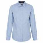 1899WL - Ladies Long Sleeve Fine Oxford Shirt - Pale Blue - 6