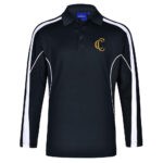 PS69K - Kid's Legend Long Sleeve Polo - Navy/White - 10