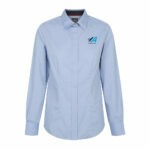 1899WL - Ladies Long Sleeve Fine Oxford Shirt - Pale Blue - 6