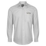 1272L - Men's Nicholson Long Sleeve Contemporary Fit Shirt with a Pocket - Silver - 58